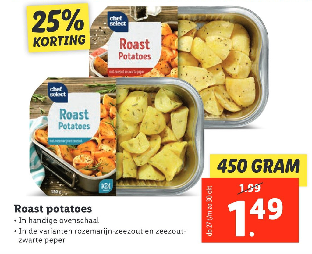 Roast potatoes aanbieding bij Lidl