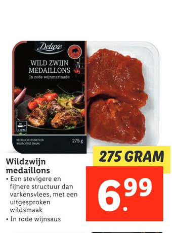 Lidl Wildzwijn medaillons aanbieding