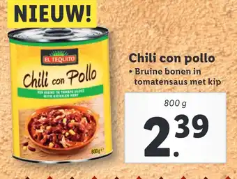 Lidl Chili con pollo aanbieding