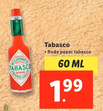 Lidl Tabasco aanbieding