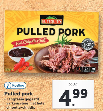 Lidl Pulled pork aanbieding