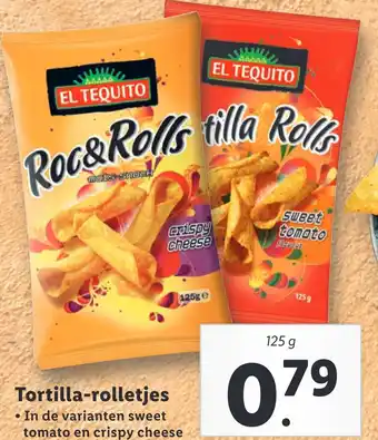 Lidl Tortilla-rolletjes aanbieding