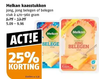 Poiesz Melkan kaasstukken aanbieding