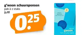 Poiesz G'woon schuursponsen aanbieding