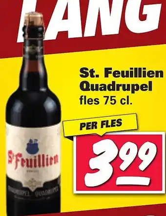 Nettorama St. feuillien quadrupel aanbieding