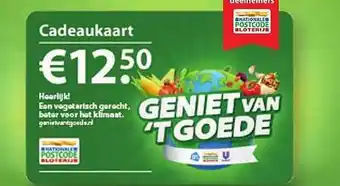 Albert Heijn Cadeaukaart aanbieding