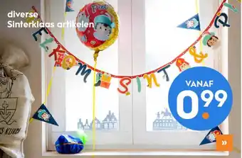 Blokker Diverse sinterklaas artikelen aanbieding