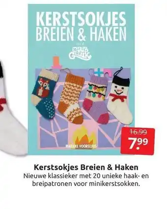 Boekenvoordeel Kerstsokjes breien & haken aanbieding