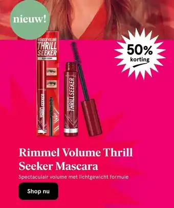 Etos Rimmel volume thrill seeker mascara aanbieding