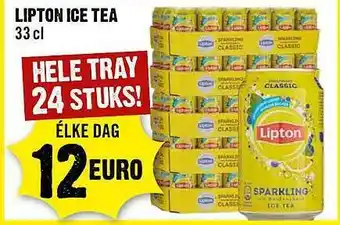 Dirck 3 Lipton ice tea 33 cl aanbieding