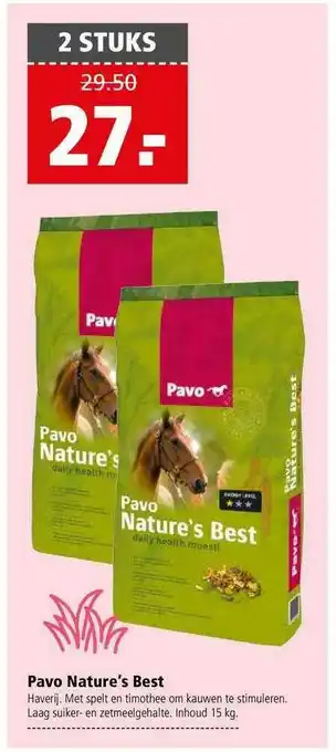 Welkoop Pavo nature's best aanbieding