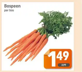 Dagwinkel Bospeen aanbieding