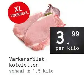 Naanhof Varkensfiletkoteletten aanbieding