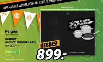 Expert Pelgrim inbouw inductiekookplaat | idk862ony aanbieding