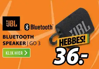 Expert Jbl bluetooth speaker | go 3 aanbieding