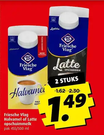 Boni Friesche vlag halvamel of latte opschuimmelk aanbieding