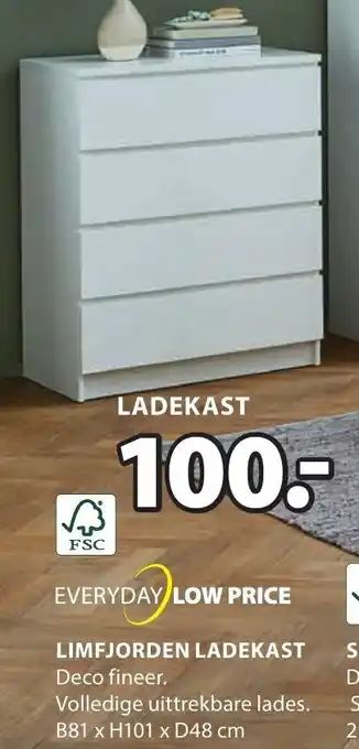 Jysk Limfjorden ladekast aanbieding