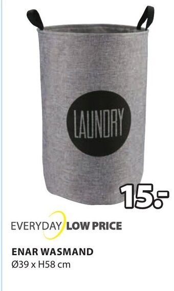 Jysk Enar wasmand aanbieding