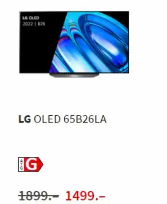 MediaMarkt LG oled 65B26LA aanbieding