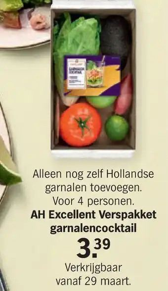 Albert Heijn AH Excellent Verspakket garnalencocktail aanbieding