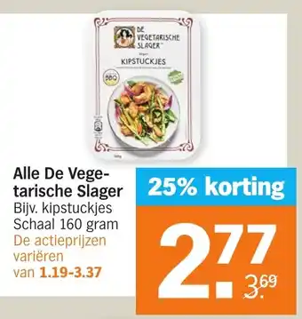 Albert Heijn De Vegetarische Slager aanbieding