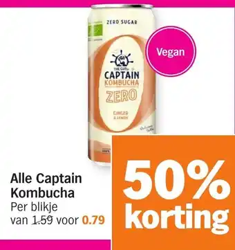 Albert Heijn Captain Kombucha aanbieding