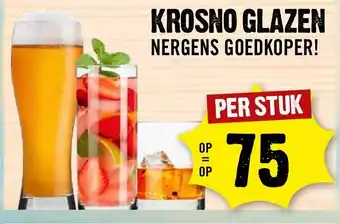 Dirck 3 Krosno glazen aanbieding