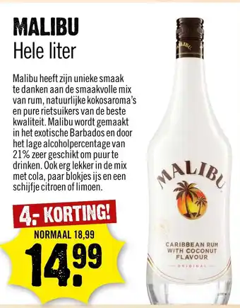 Dirck 3 Malibu 1L aanbieding