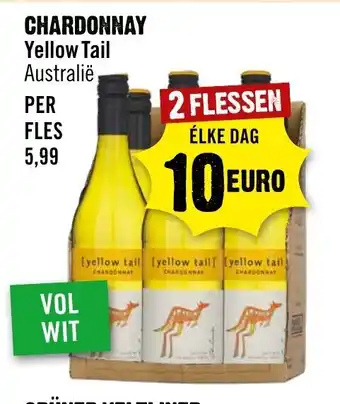 Dirck 3 Yellow Tail Chardonnay 2*750ml aanbieding