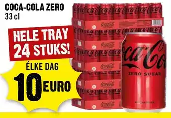 Dirck 3 Coca-Cola Zero 24*330ml aanbieding