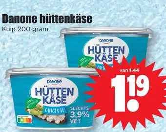 Dirk Danone hüttenkäse aanbieding