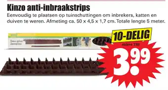 Dirk Kinzo anti-inbraakstrips aanbieding