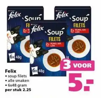 Ranzijn Purina felix soup filets aanbieding