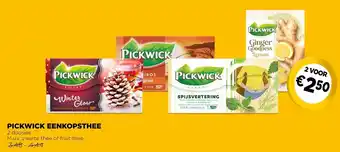 Jumbo Pickwick eenkopsthee zwarte thee 2 doosjes aanbieding