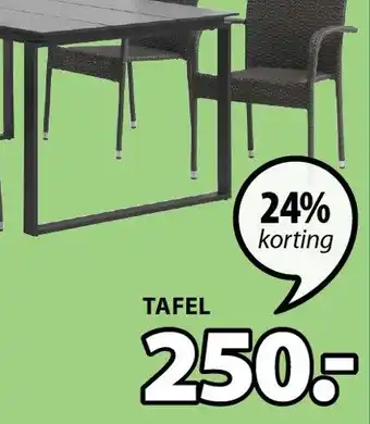 Jysk Kopervik Tafel aanbieding