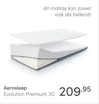 Baby & Tiener Aerosleep Evolution Premium 3D aanbieding