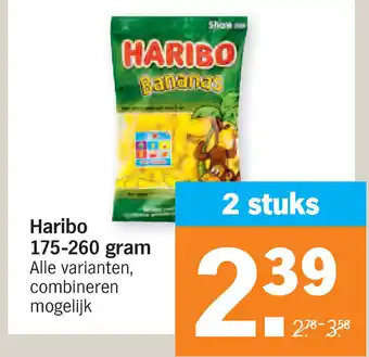 Albert Heijn Haribo 2*175-260g aanbieding