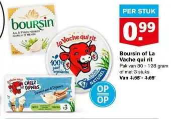 Hoogvliet Boursin of la vache qui rit aanbieding