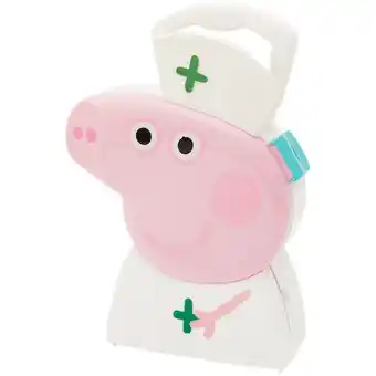 Action Peppa pig koffer met accessoires aanbieding