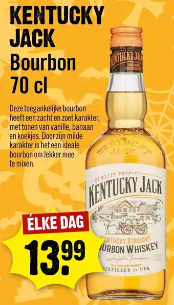 Dirck 3 Kentucky Jack Bourbon 70 cl aanbieding