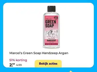 Plein.nl Marcel's green soap handzeep argan aanbieding