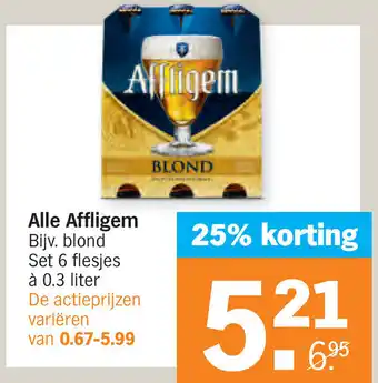 Albert Heijn Affligem 6*300ml aanbieding