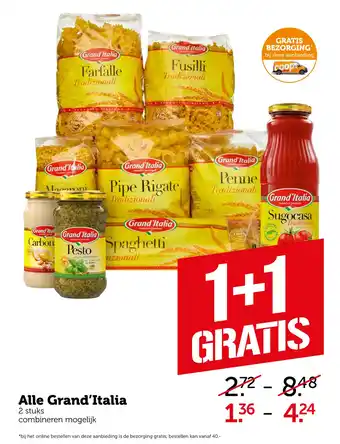 Coop Alle Grand'Italia aanbieding