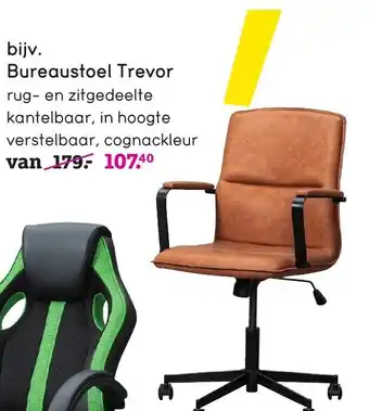 Leen Bakker Bureaustoel Trevor aanbieding