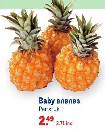 Makro Baby ananas aanbieding