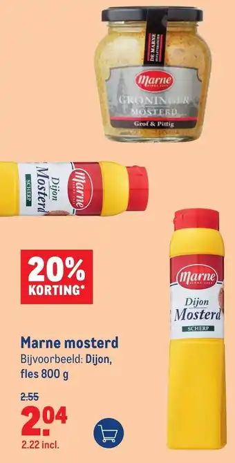 Makro Marne mosterd aanbieding