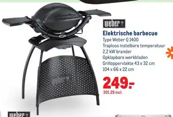 Makro Weber Elektrische barbecue |  Q1400 aanbieding