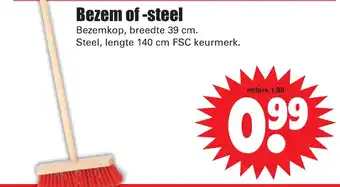 Dirk Bezem of -steel aanbieding