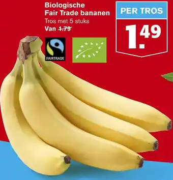 Hoogvliet Biologische Fair Trade bananen aanbieding