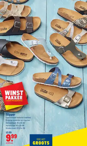 Makro Slipper aanbieding